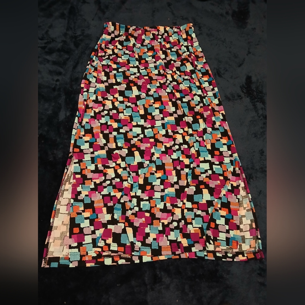 Baranda vintage 1X block pattern double slit